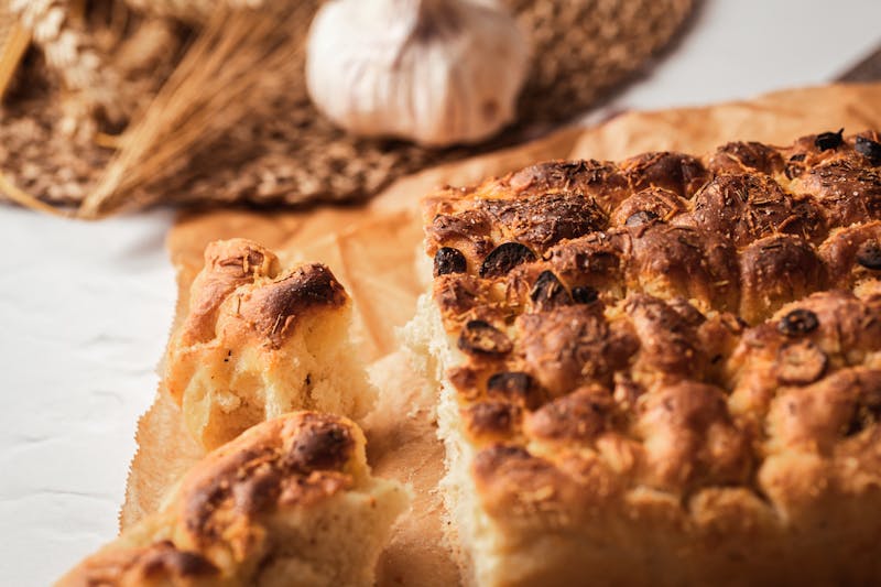 Garlic Breadsticks freshly baked with herbs and butter