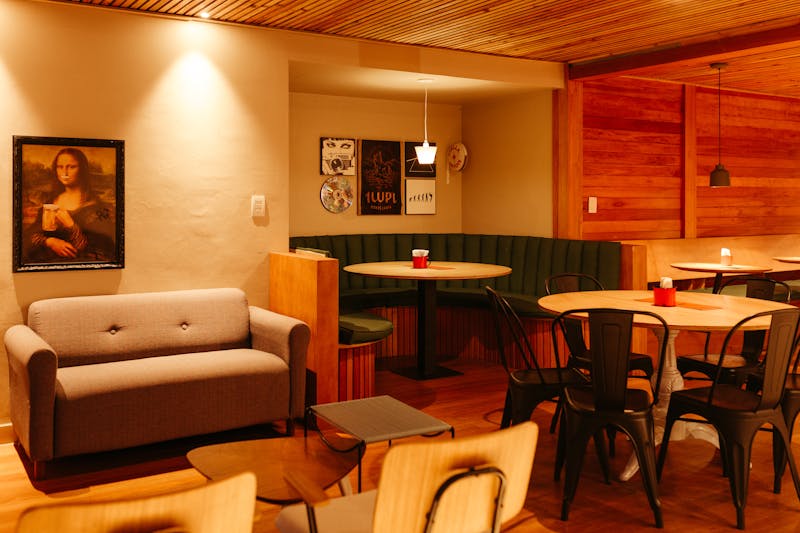 Inside our cozy Mod Pizza restaurant in Gilbert, AZ