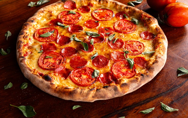 Build your own pizza station